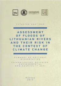 Summary of Doctoral Dissertation Technological Sciences, Environmental Engineering (T 004)