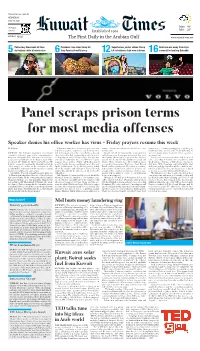 Panel Scraps Prison Terms for Most Media Offenses