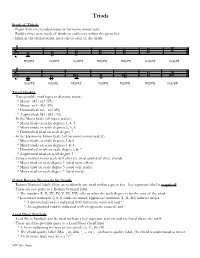 Second Inversion Triads