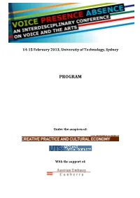 VPA Abstracts