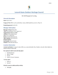 Wetland Habitat Program