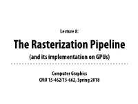 Computer Graphics CMU 15-462/15-662, Spring 2018 What You Know How to Do (At This Point in the Course)