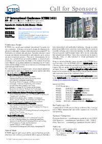 Call for Sponsors