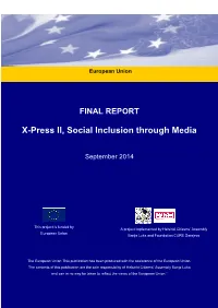 Final Narrative Report - X-Press II - Hca Banjaluka for Website A) Brunches with Journalists