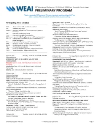 Preliminary Program