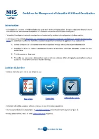Constpation Refworks