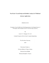 Non-Foster Circuit Design and Stability Analysis for Wideband