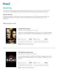 Pay-Per-View