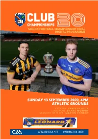 SFC Championship Final Programme