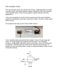 The Venerable Triode