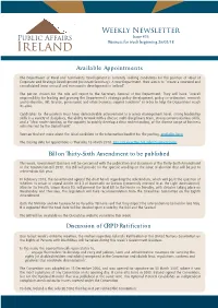 Weekly Newsletter Issue 476 Business for Week Beginning 26/02/18