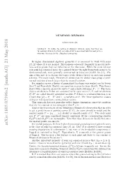 Arxiv:1803.07596V2 [Math.AG] 21 May 2018 Sets ( H Akdpit R Smooth