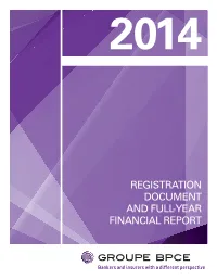 REGISTRATION DOCUMENT and FULL-YEAR FINANCIAL REPORT Contents