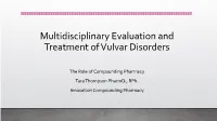 Compounding for Vulvar Conditions