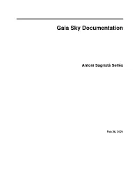 Gaia Sky Documentation