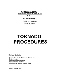 Tornado Procedures