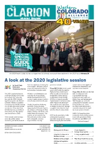 A Look at the 2020 Legislative Session