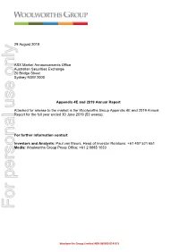 Appendix 4E and 2019 Annual Report