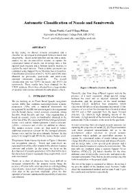 Automatic Classification of Nasals and Semivowels