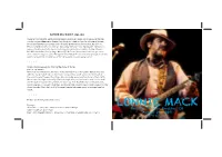Lonnie Mack R.I.P