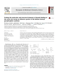 Probing the Molecular and Structural Elements of Ligands Binding to the Active Site Versus an Allosteric Pocket of the Human Farnesyl Pyrophosphate Synthase