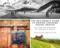 Beginner's Guide to Travel Photography