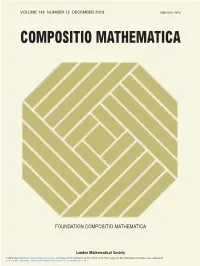 Compositio Mathematica