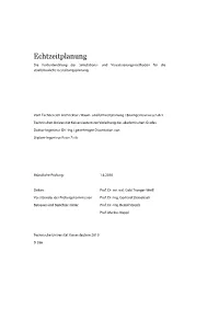 Echtzeitplanung Die Fortentwicklung Der Simulations- Und Visualisierungsmethoden Für Die Städtebauliche Gestaltungsplanung