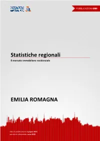 Statistiche Regionali Emilia Romagna 2021