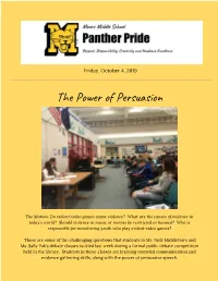 The Power of Persuasion