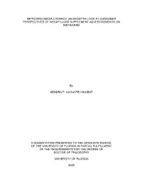 University of Florida Thesis Or Dissertation Formatting Template