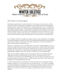 Will Ackerman Biography