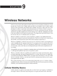 Wireless Networks