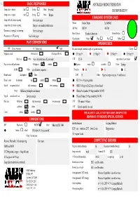 Convention Card Editor
