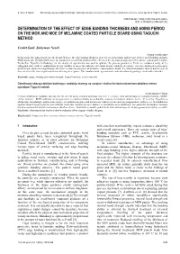 Determination of the Effect of Edge Banding Thickness and Aging Period on the Mor and Moe of Melamine Coated Particle Board Using Taguchi Method