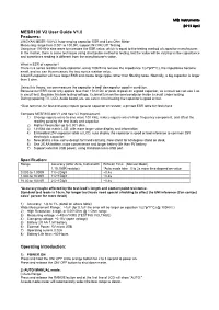 MESR100 V2 User Guide V1.0 Features: JINGYAN MESR-100 V2 Auto-Ranging Capacitor ESR and Low Ohm Meter Measuring Range from 0.001 to 100.0R, Support in CIRCUIT Testing