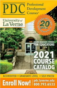 PDC Catalog 2021
