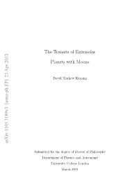 The Transits of Extrasolar Planets with Moons