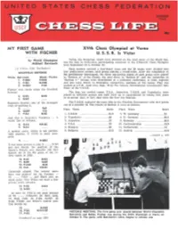 Chess Olympiad at Varna with FISCHER U