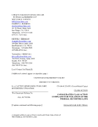 In Re: Lattice Semiconductor Corporation Securities Litigation 04