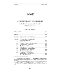 A Unified Theory of Copyright†