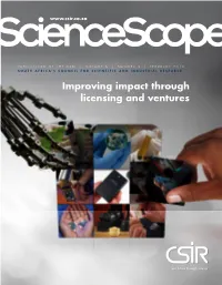 Improving Impact Through Licensing and Ventures FOREWORD