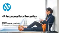 HP Autonomy Data Protection
