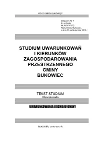 Studium Uwarunkowań I Kierunków