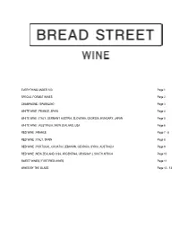 EVERYTHING UNDER 100 Page 1 SPECIAL FORMAT WINES