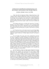 General Assembly Resolution 95 (I) of 11 December 1946 (Affirmation Of