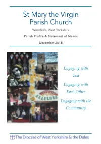 Parish Profile & Statement of Needs