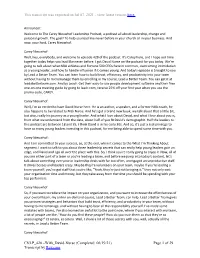 With David-Nurse (Completed 06/19/21) Page 1 of 29 Transcript by Rev.Com This Transcript Was Exported on Jul 07, 2021 - View Latest Version Here