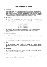 Brief Summary of the Project