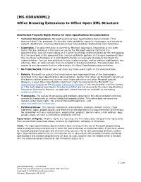 [MS-ODRAWXML]: Office Drawing Extensions to Office Open XML Structure
